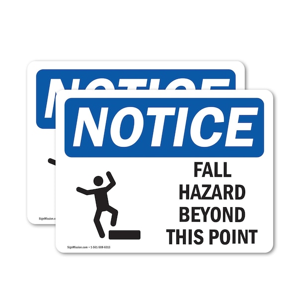 Signmission 7 in Height, 10 in Width, Vinyl Decal, Rectangle OS-2PACK-NS-D-710-L-12441 - main